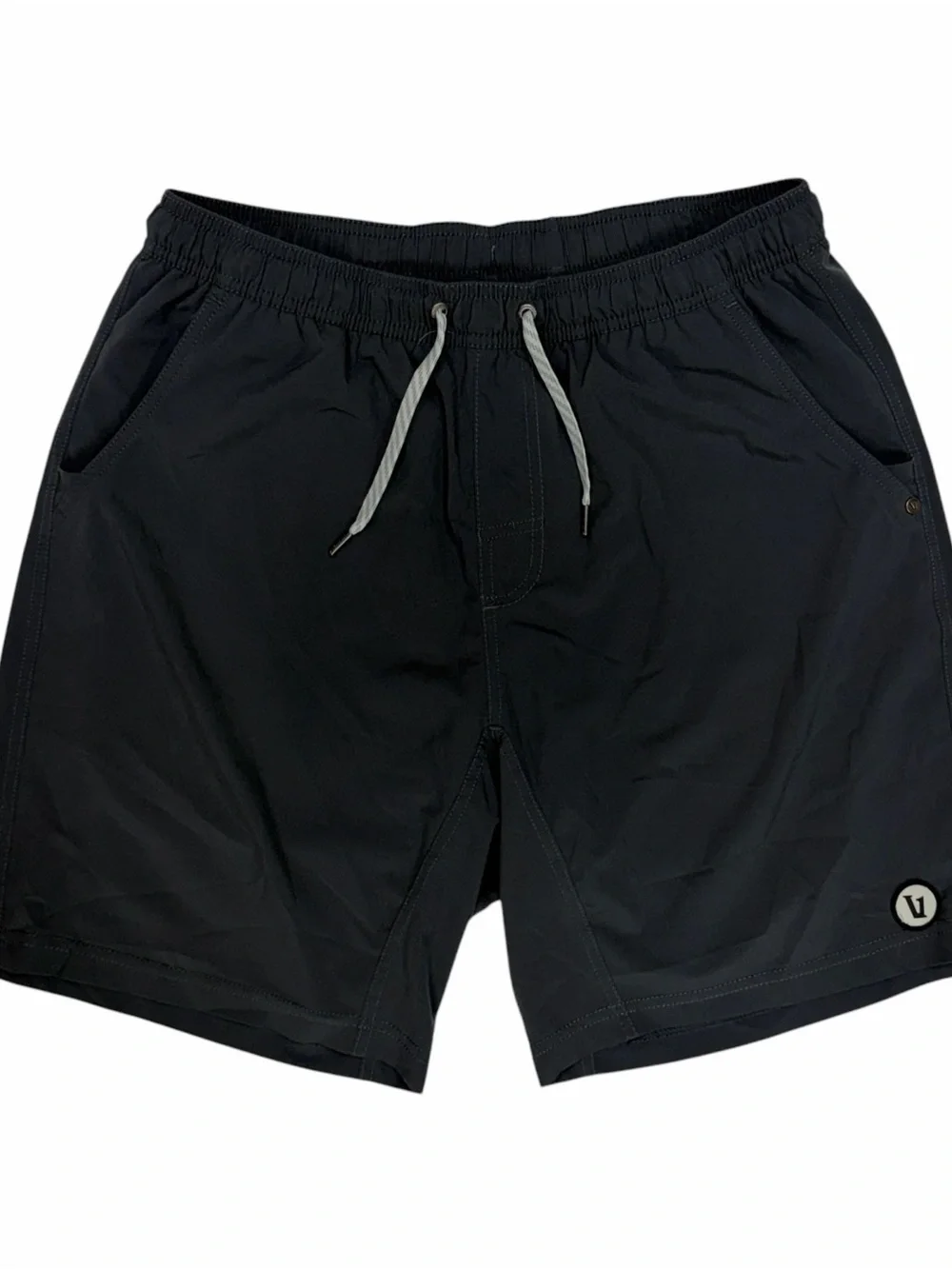 Vuori Kore Shorts Mens Large Grey 7” Lined Athletic Hybrid Performance Gym Swim